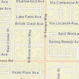 7482-7514 North Tenaya Way, Las Vegas Street Map