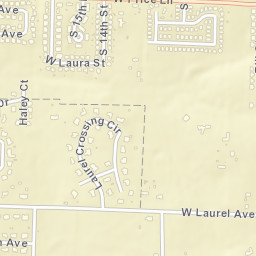 2406 S 12th Pl Rogers AR 72758 Street Map