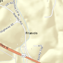 Francis Arkansas Street Map