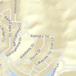 Ozark Acres Arkansas Street Map