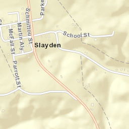 Slayden Tennessee Street Map