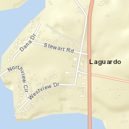 Laguardo Tennessee Street Map
