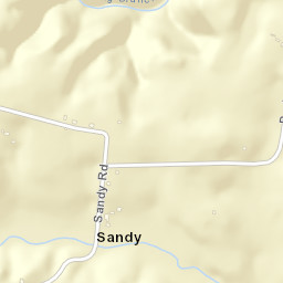 Sandy Tennessee Street Map