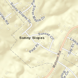 Maison Tennessee Street Map