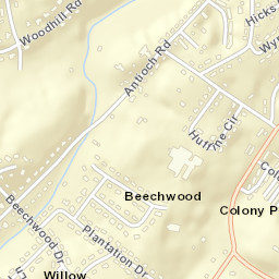 Woodhill Addition Tennessee Street Map