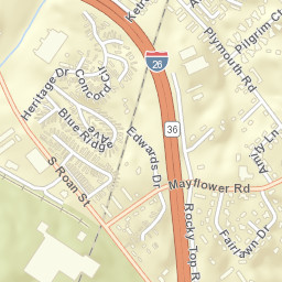 Plymouth Park Tennessee Street Map