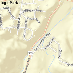 Okolona Estates Tennessee Street Map