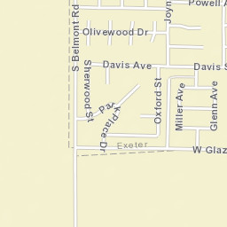 552 Glenn Ave Exeter CA 93221 Street Map