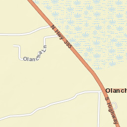 Olancha California Street Map