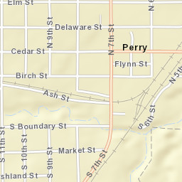 611 Delaware Perry OK 73077 Street Map