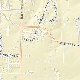 5805-5807 South 41st Street Rogers Street Map