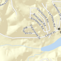 Monte Ne Shores Arkansas Street Map