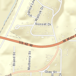 West Main Street, Cotter, AR 72626, USA Street Map