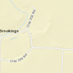 Brookings Arkansas Street Map