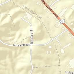 Hancock Tennessee Street Map
