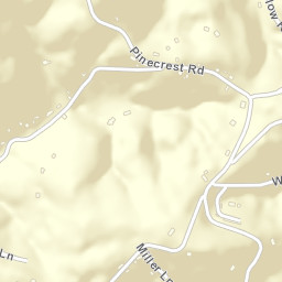 Indian Creek Tennessee Street Map
