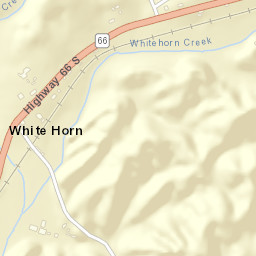 White Horn Tennessee Street Map