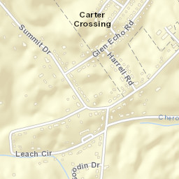 Carter Crossing Tennessee Street Map