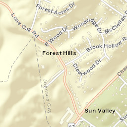 South Gate Tennessee Street Map