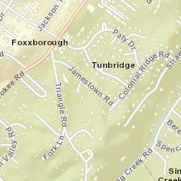 Tunbridge Tennessee Street Map