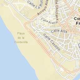 Conil de la Frontera Street Map