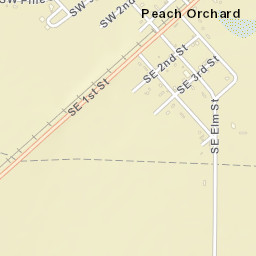 Peach Orchard Arkansas Street Map