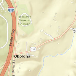 Okolona Tennessee Street Map