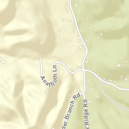 Powder Branch Tennessee Street Map