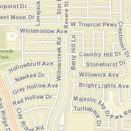 637 Turtleback Dr North Las Vegas Street Map