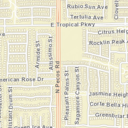 5608-5612 Distant Drum St North Las Vegas Street Map