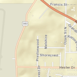 Airport Rd Harrison Arkansas Street Map