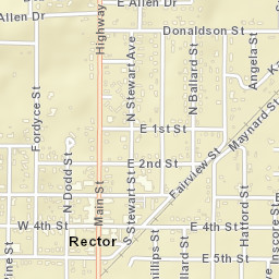 116 West 3rd Street Rector AR 72461 Street Map
