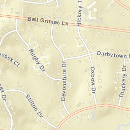 Bellshire Tennessee Street Map