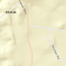 Mount Union Tennessee Street Map