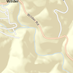 Wilder Tennessee Street Map