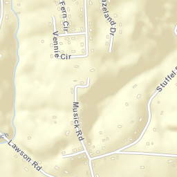 Holston Hills Tennessee Street Map