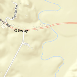 Ottway Tennessee Street Map