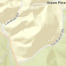Green Pine Tennessee Street Map