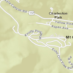5355 Kyle Canyon Road, Toiyabe National Forest Street Map