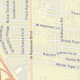 Las Vegas, NV, United States Street Map