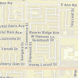 208-272 W Ann Rd North Las Vegas Street Map