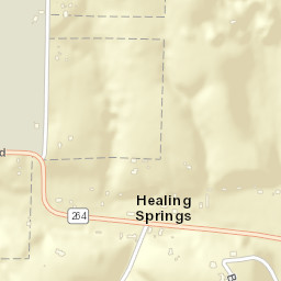 Healing Springs Arkansas Street Map