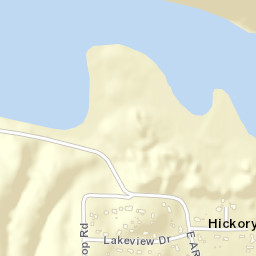 Hickory Creek Arkansas Street Map