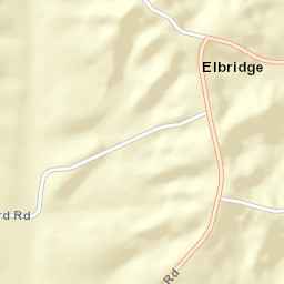 Elbridge Tennessee Street Map