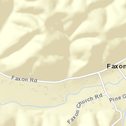 Faxon Tennessee Street Map