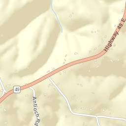 Jackson Chapel Tennessee Street Map