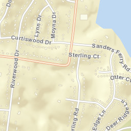 Curtiswood Tennessee Street Map