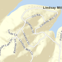 Lindsay Mill Tennessee Street Map