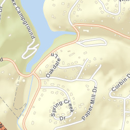 Lakewood Estates Tennessee Street Map