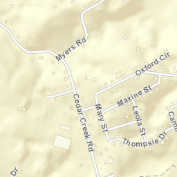 Glendale Acres Tennessee Street Map